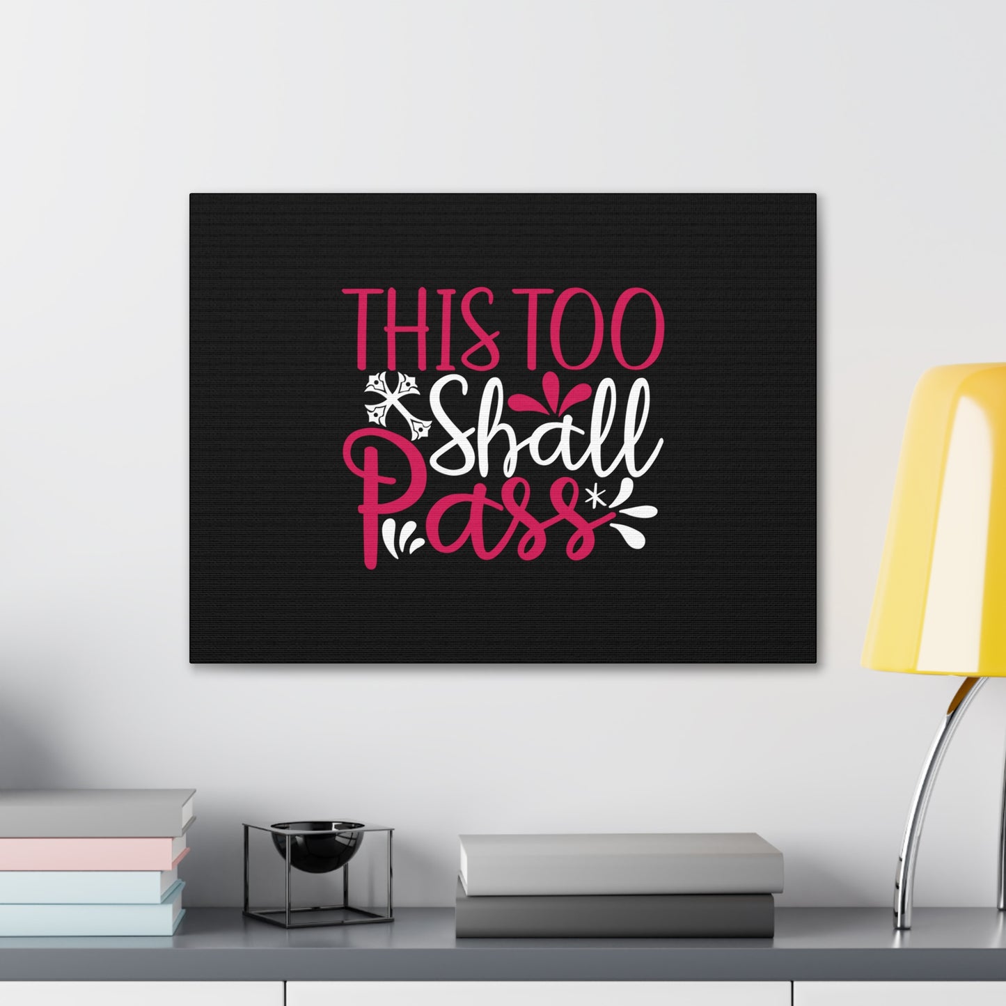 This Too Shall Pass Matthew 24:35 Christian Wall Art Bible Verse Print Ready to Hang