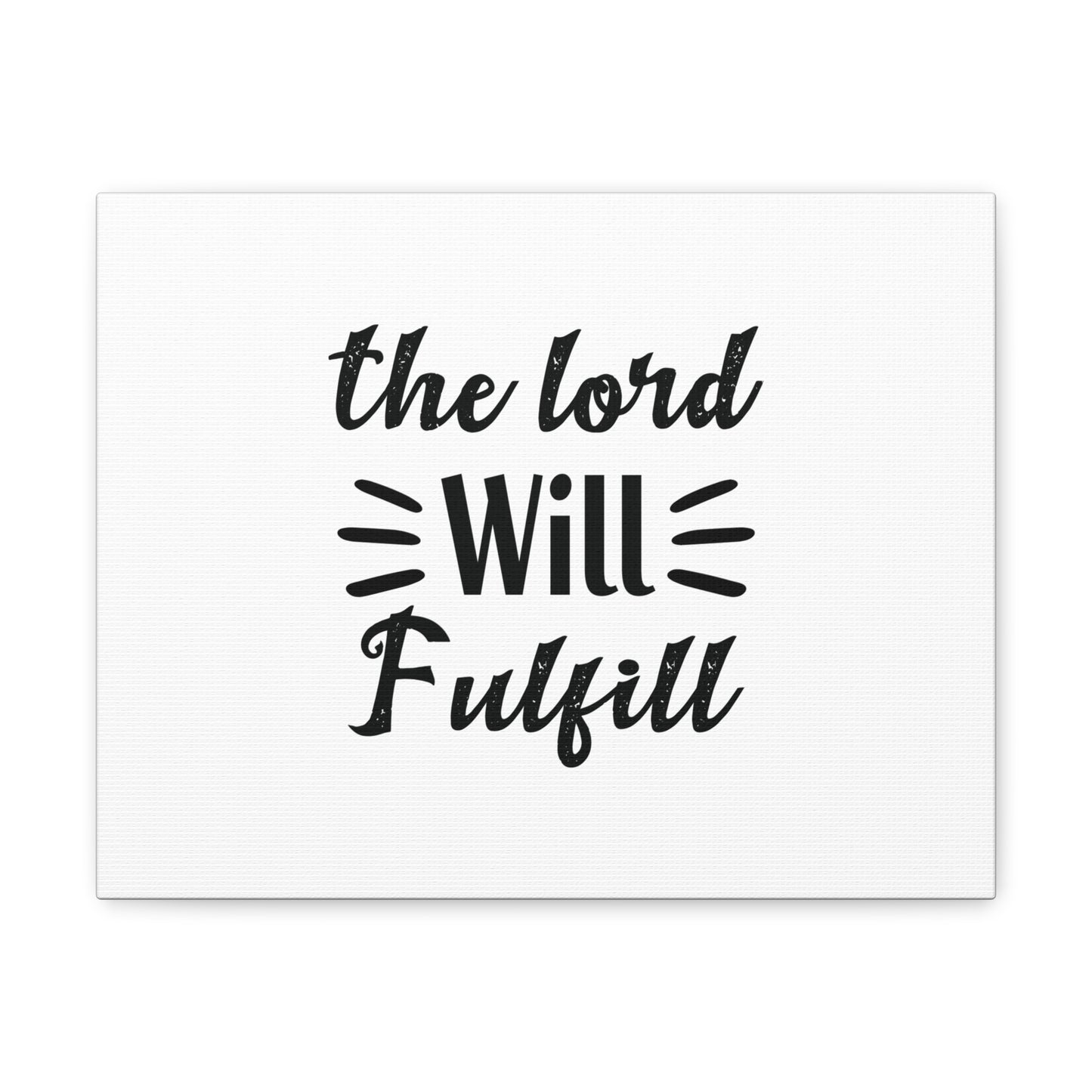 The Lord Will Fulfill Psalm 138:8 Christian Wall Art Bible Verse Print Ready to Hang