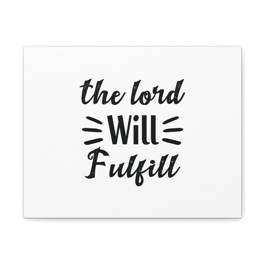 The Lord Will Fulfill Psalm 138:8 Christian Wall Art Bible Verse Print Ready to Hang