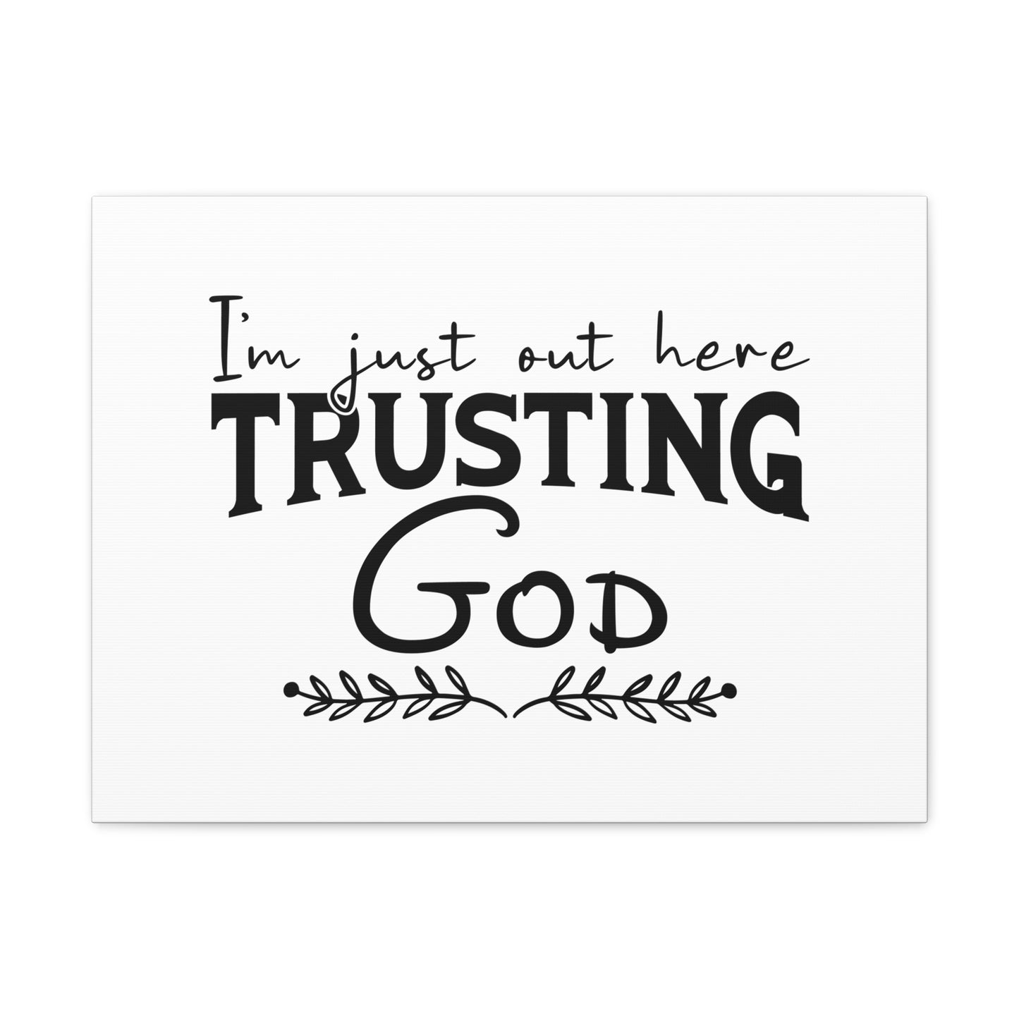 Trusting God Psalm 37:3 Leaves Christian Wall Art Bible Verse Print Ready to Hang