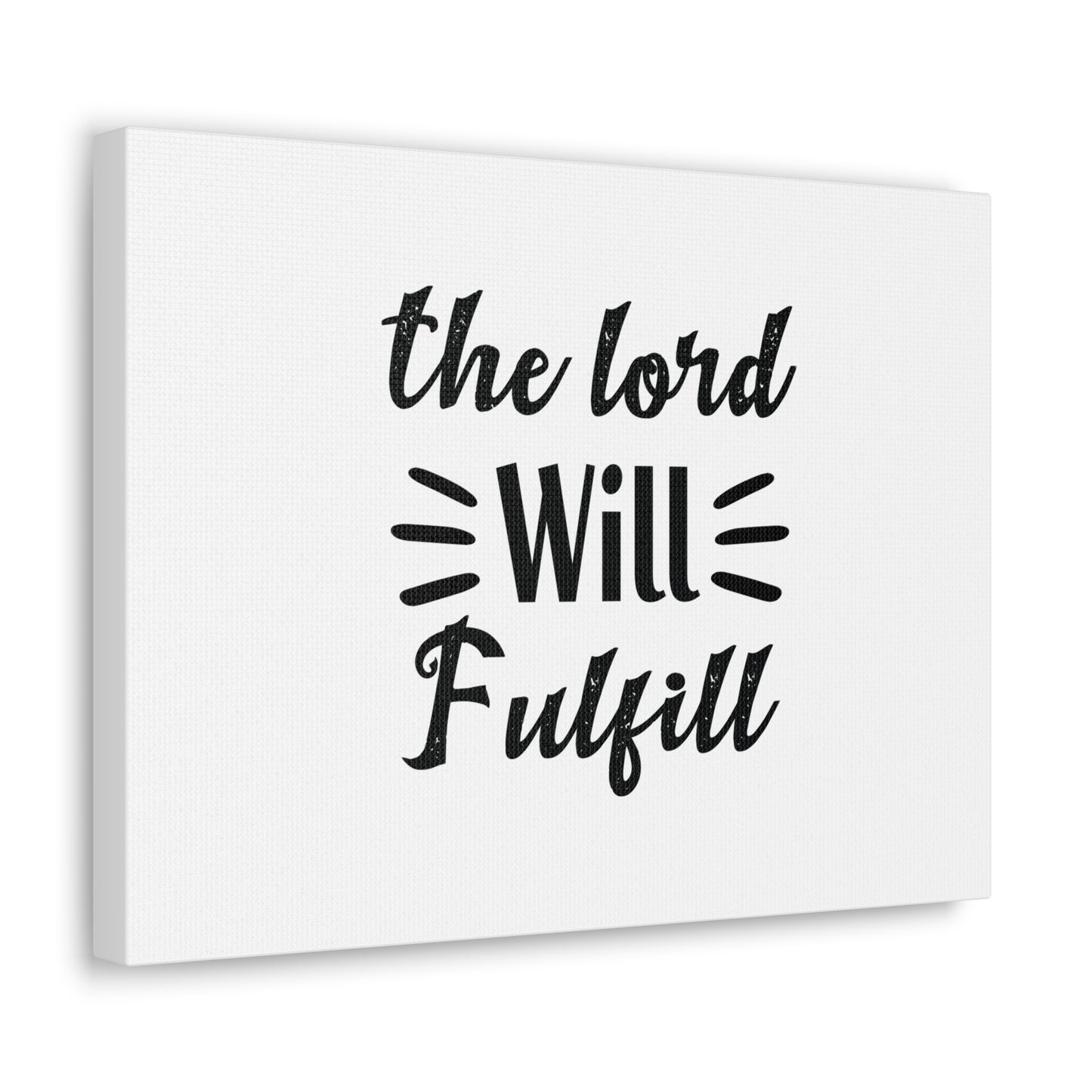 The Lord Will Fulfill Psalm 138:8 Christian Wall Art Bible Verse Print Ready to Hang