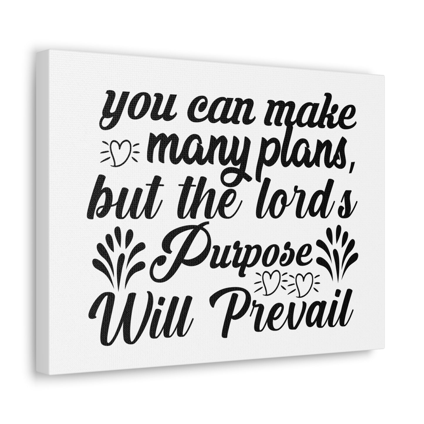 The Lord's Purpose Will Prevail Proverbs 19:21 Christian Wall Art Bible Verse Print Ready to Hang