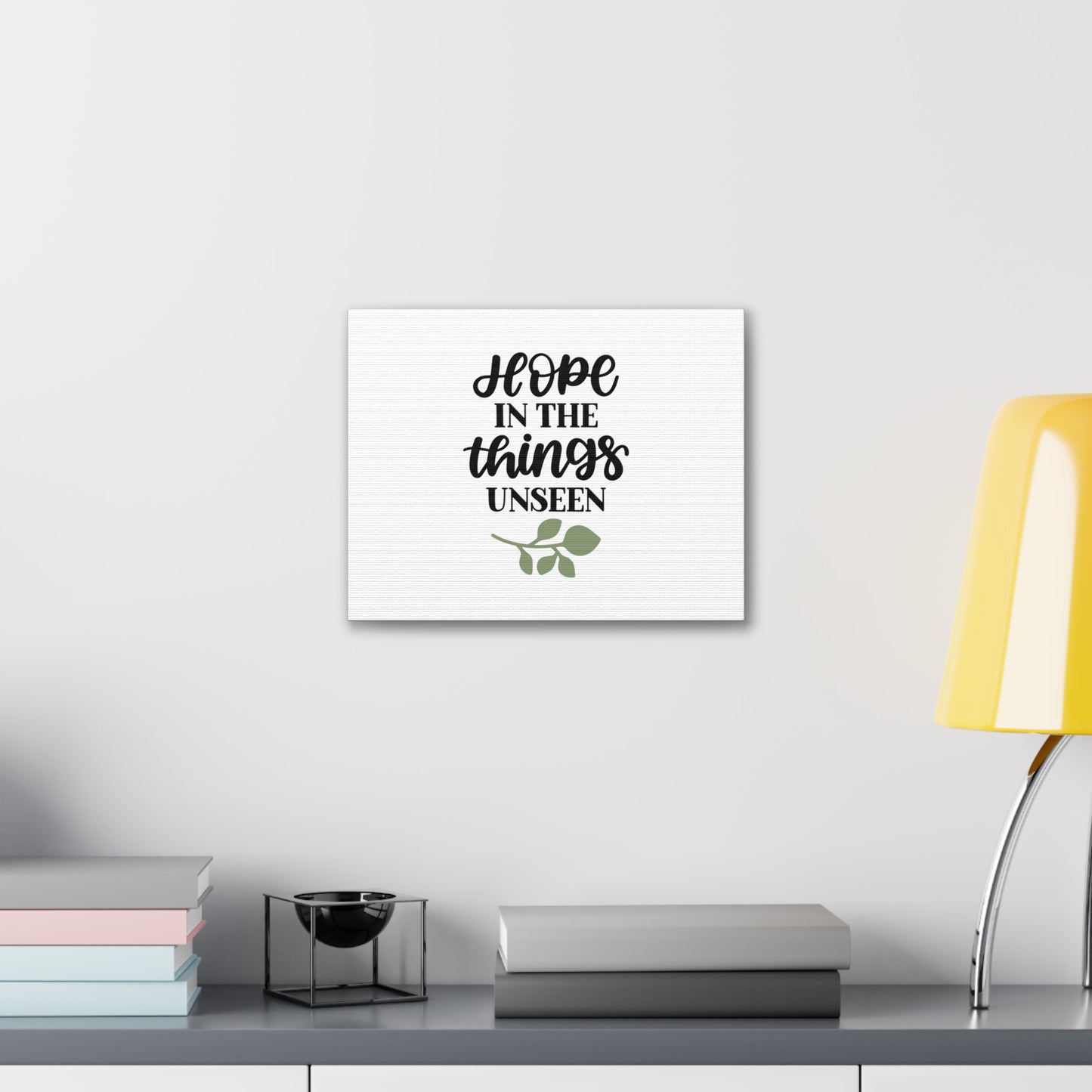 Hope In The Things Unseen Hebrews 11:1 Christian Wall Art Bible Verse Print Ready to Hang