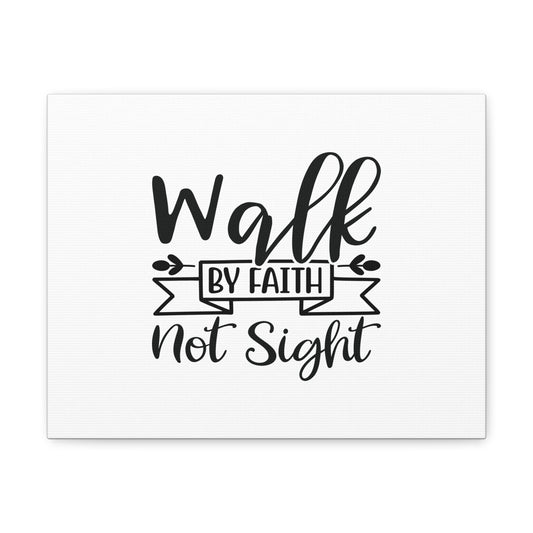 Walk By Faith 2 Corinthians 5:7 Banner Christian Wall Art Bible Verse Print Ready to Hang