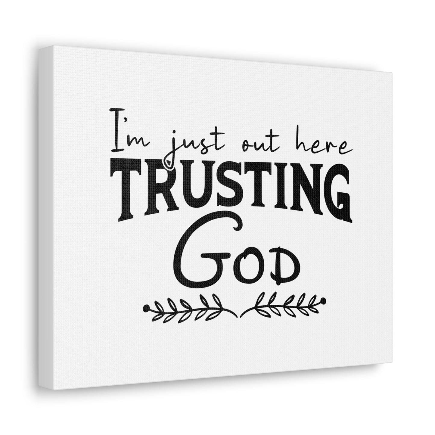 Trusting God Psalm 37:3 Leaves Christian Wall Art Bible Verse Print Ready to Hang