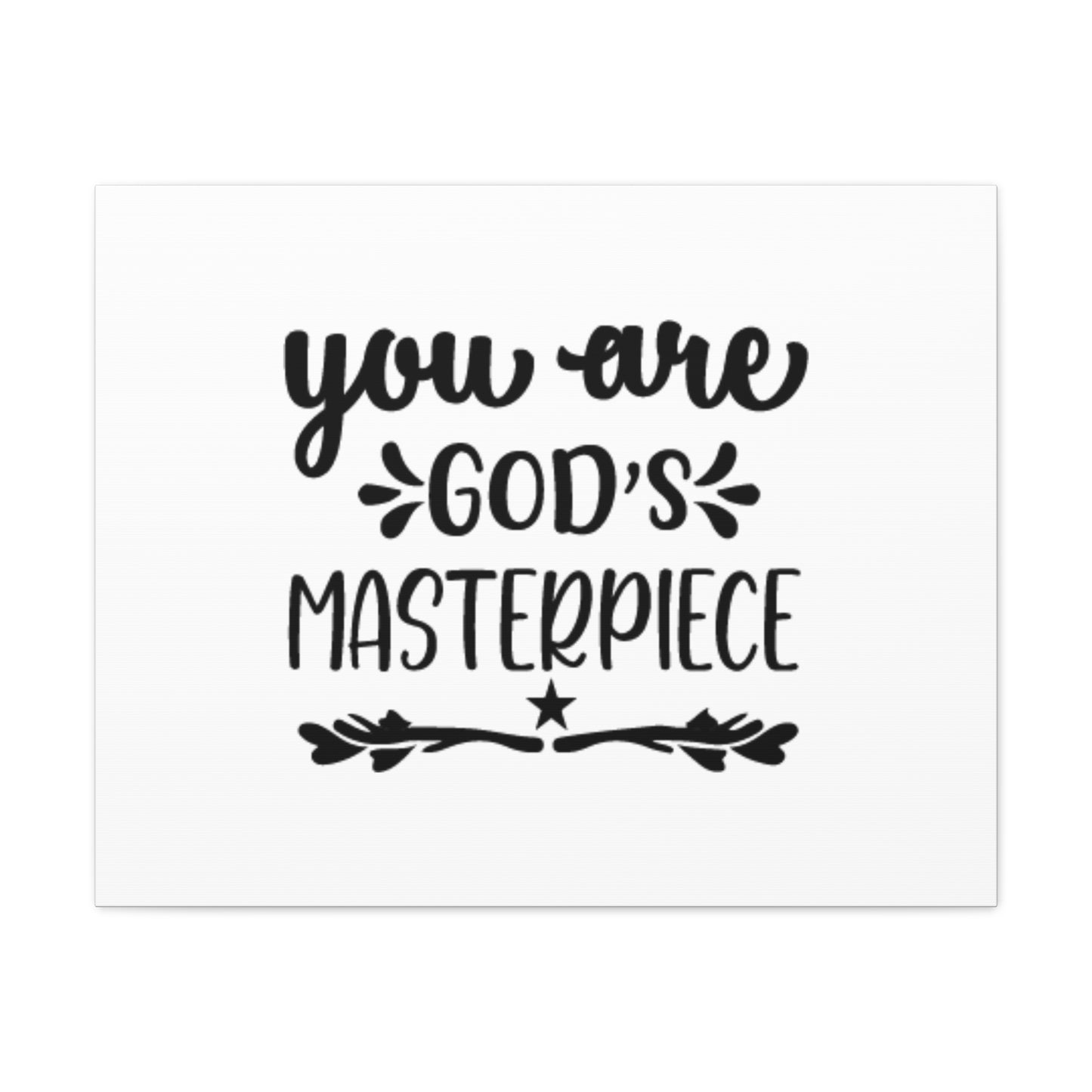 You Are God's Masterpiece Ephesians 2:10 Star Christian Wall Art Bible Verse Print Ready to Hang