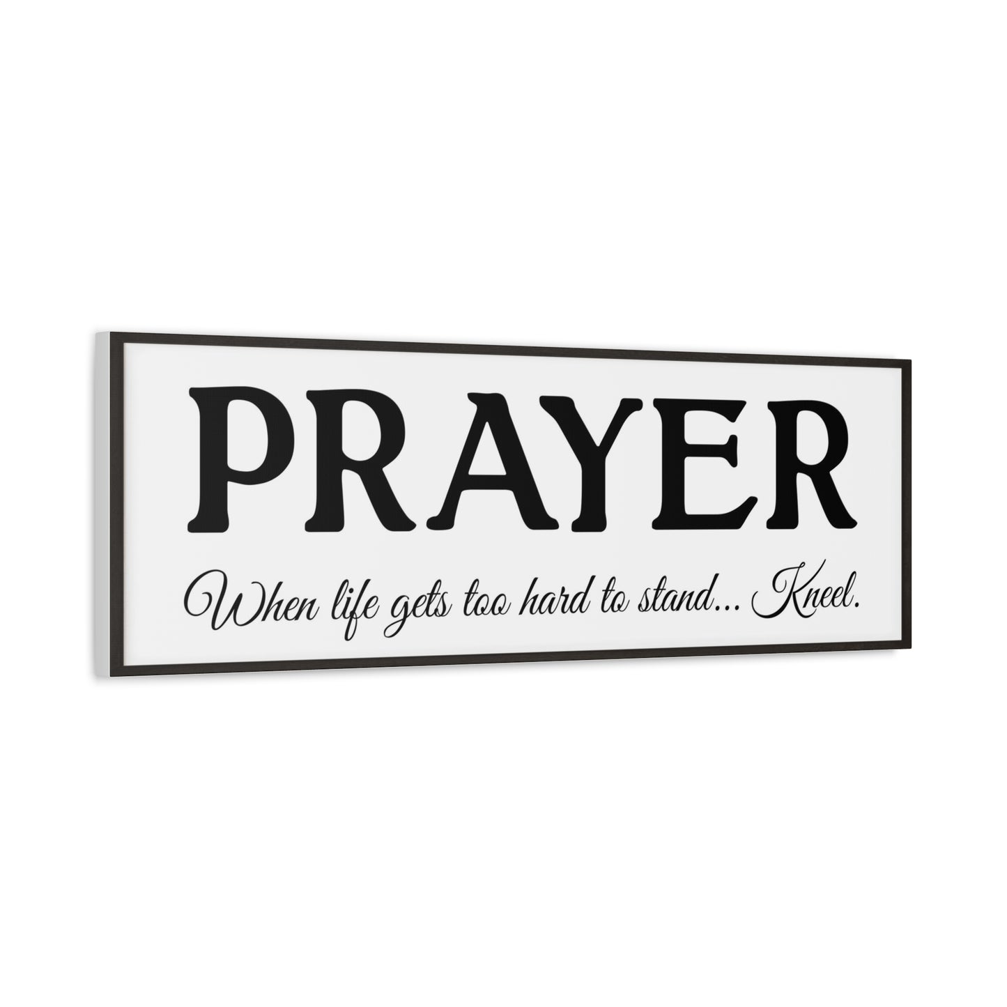 Scripture Walls Prayer White Bible Verse Canvas Christian Wall Art Ready to Hang Unframed