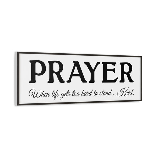 Scripture Walls Prayer White Bible Verse Canvas Christian Wall Art Ready to Hang Unframed
