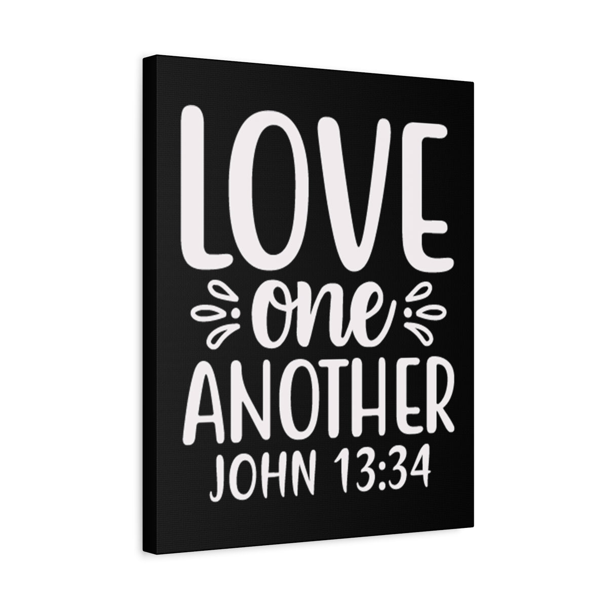 Scripture Walls Love One Another John 13:34 Bible Verse Canvas Christian Wall Art Ready to Hang Unframed