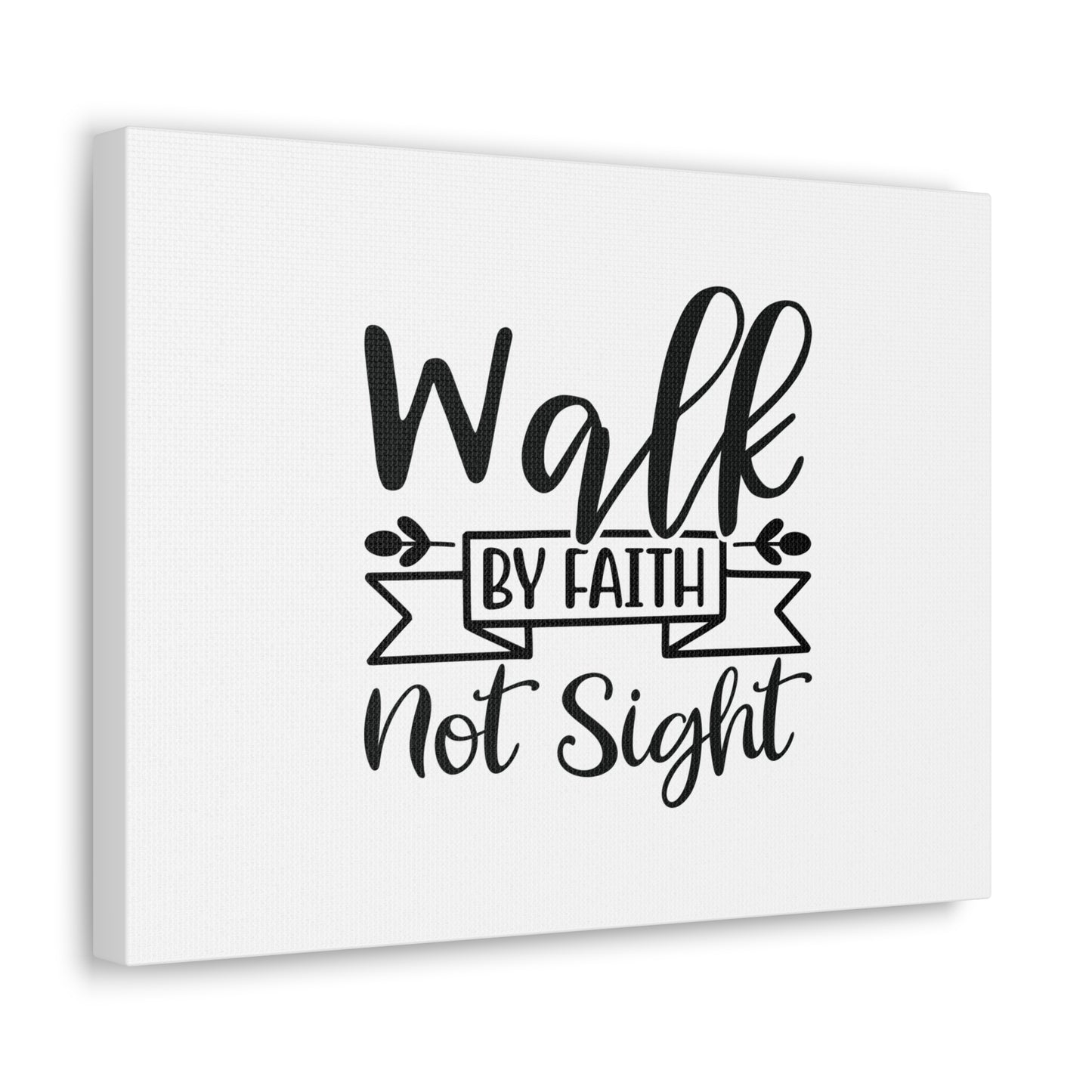 Walk By Faith 2 Corinthians 5:7 Banner Christian Wall Art Bible Verse Print Ready to Hang