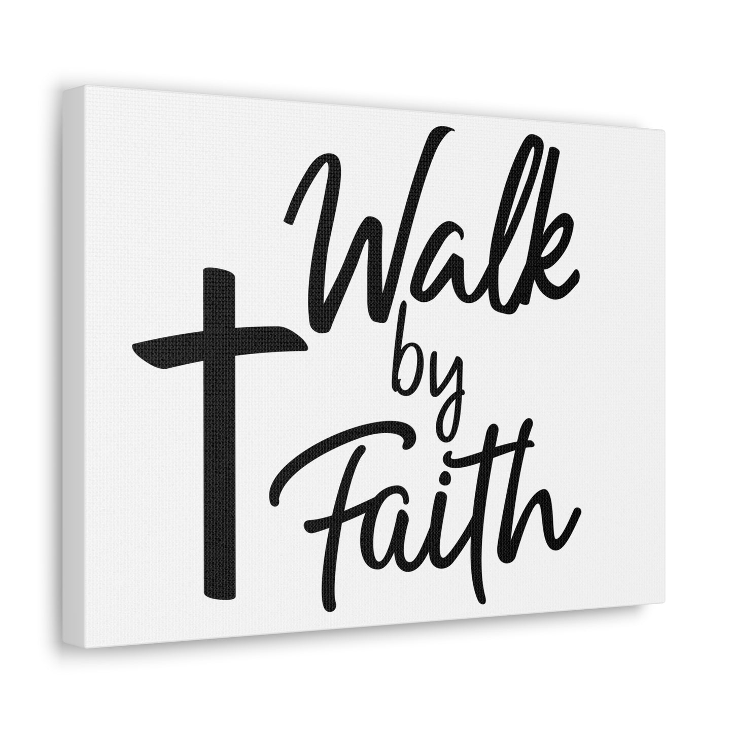 Walk By Faith 2 Corinthians 5:7 Christian Wall Art Print Ready to Hang
