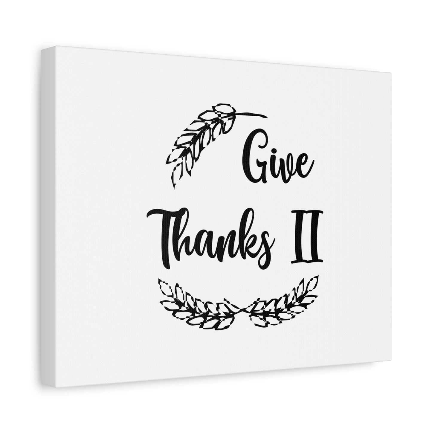 Scripture Canvas Give Thanks Psalm 7:17 Christian Wall Art Bible Verse Print Ready to Hang