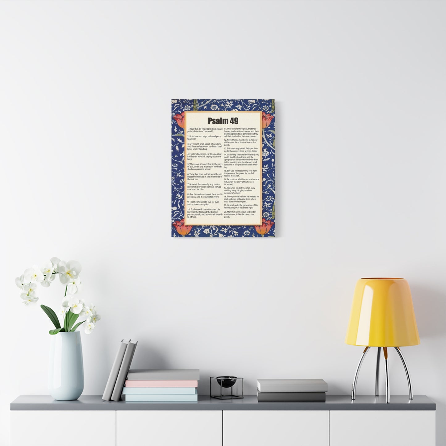 Scripture Walls Riches Will Not Last Psalm 49:17 Christian Wall Art Bible Verse Print Ready to Hang