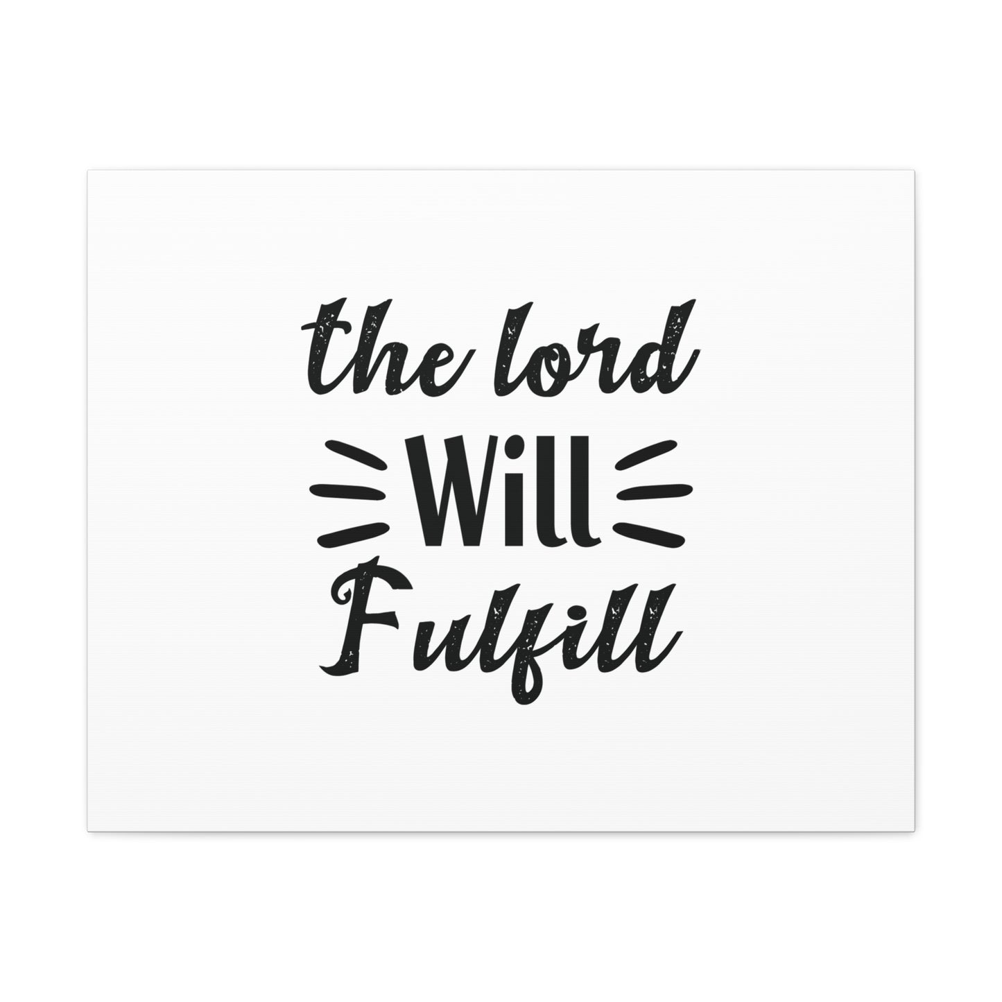 The Lord Will Fulfill Psalm 138:8 Christian Wall Art Bible Verse Print Ready to Hang