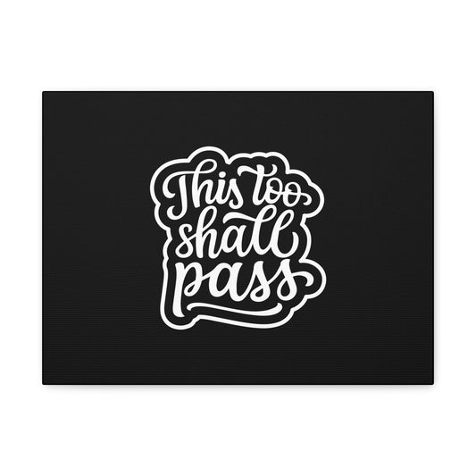 This To Shall Pass 2 Corinthians 4:17 Christian Wall Art Bible Verse Print Ready to Hang