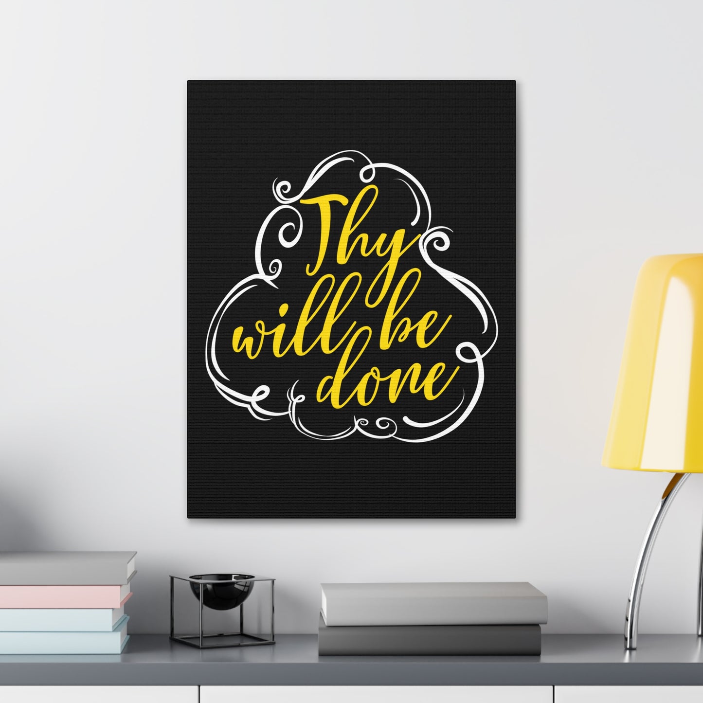 Thy Will Be Done Matthew 6:10 Christian Wall Art Print Ready to Hang