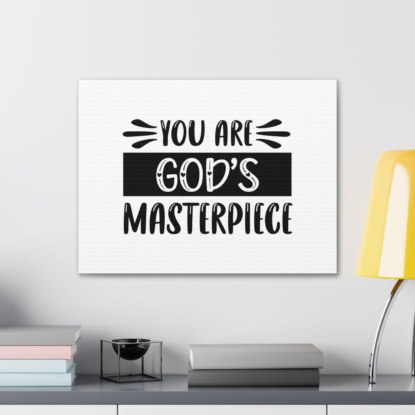 You Are God's Masterpiece Psalm 51:10 Christian Wall Art Bible Verse Print Ready to Hang