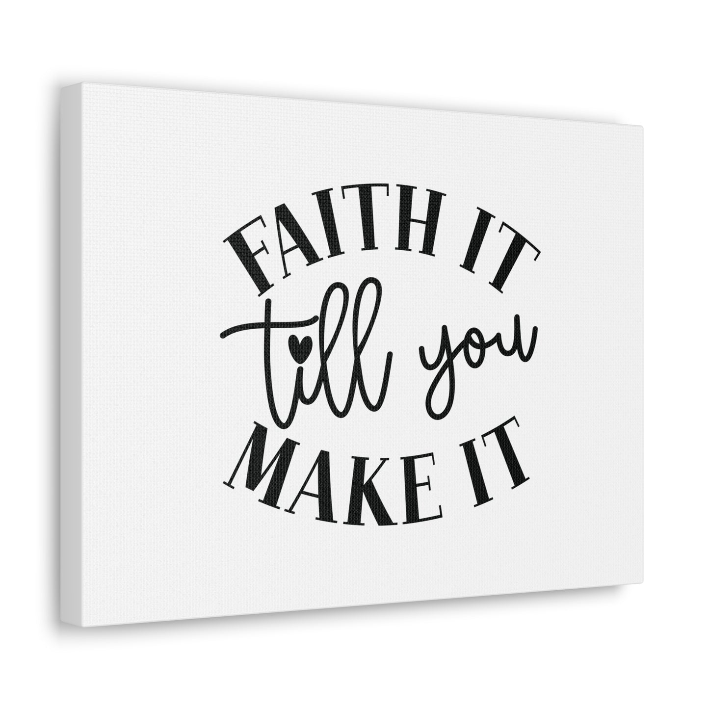Till You Make It 2 Corinthians 5:7 Small Heart Christian Wall Art Bible Verse Print Ready to Hang