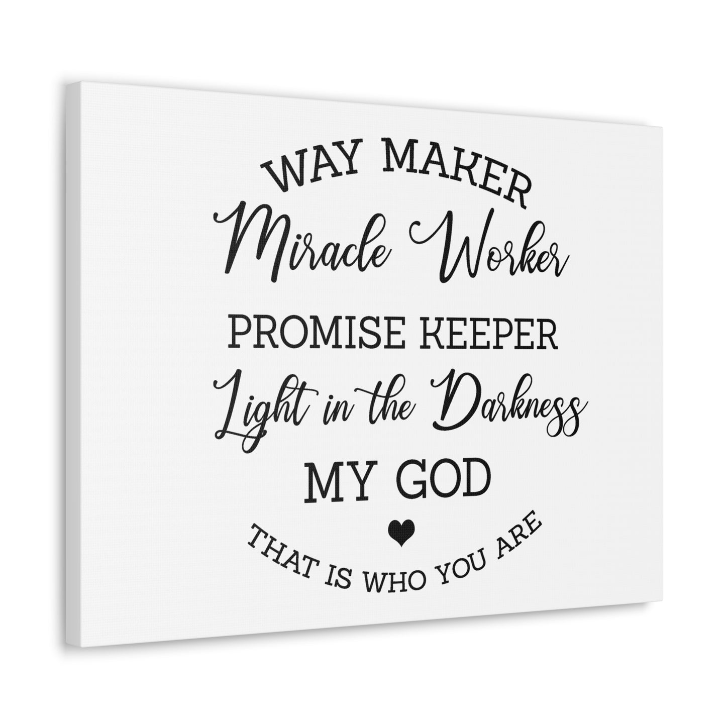 Way Maker Isaiah 43:16 Christian Wall Art Print Ready to Hang
