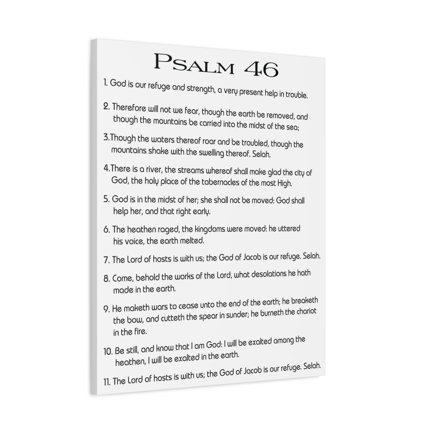 Scripture Walls Lord Reign In Me Psalm 46 Christian Wall Art Print Ready to Hang