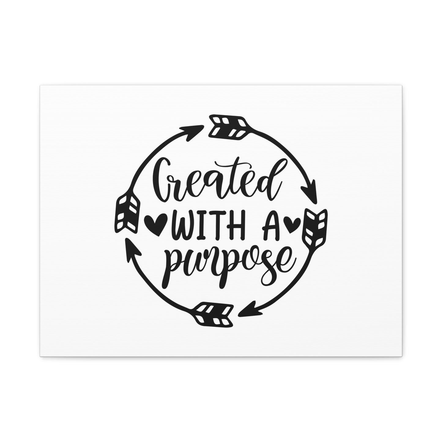 With A Purpose Proverbs 16:4 Christian Wall Art Bible Verse Print Ready to Hang