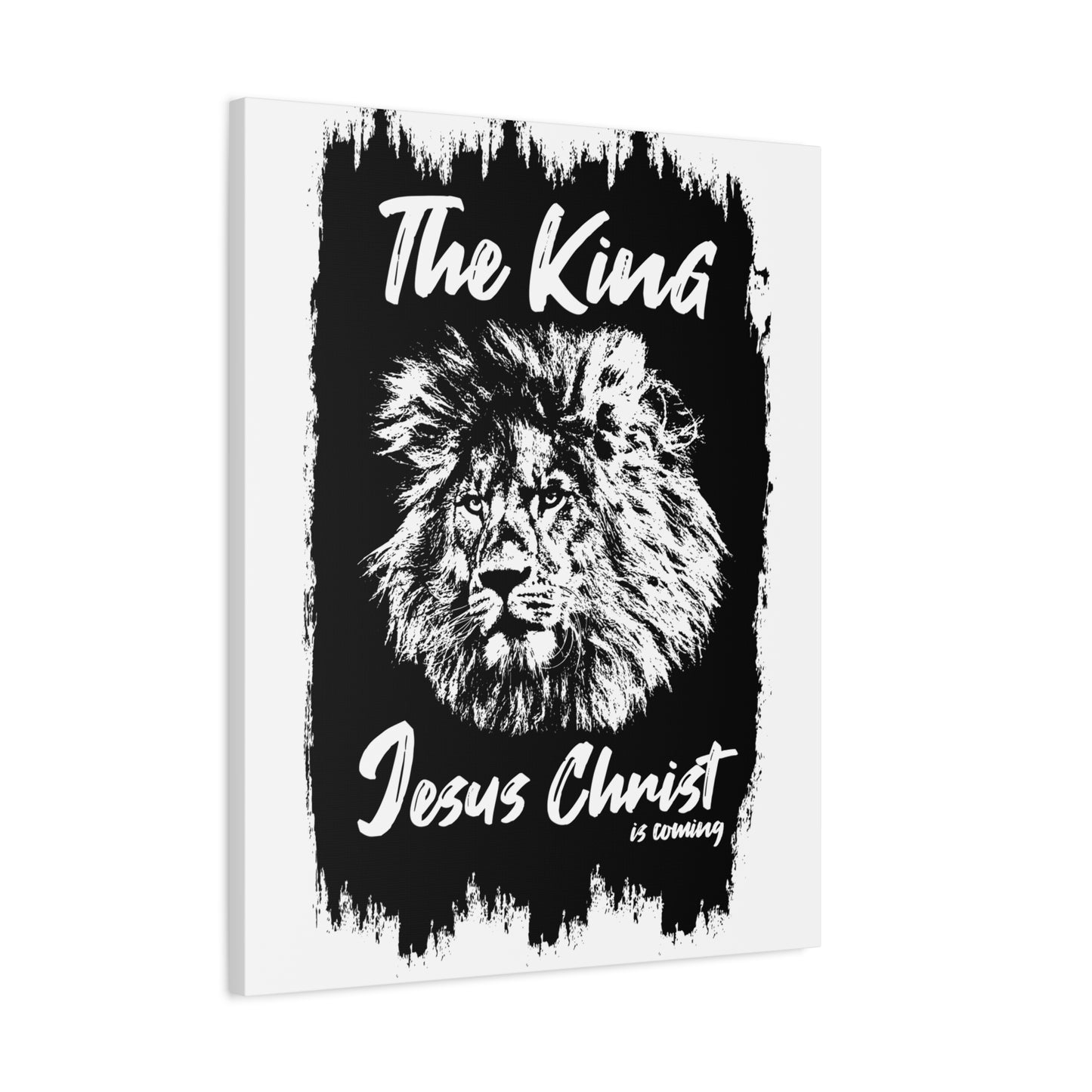 Scripture Walls King Jesus is Coming Bible Verse Canvas Christian Wall Art Ready to Hang Unframed