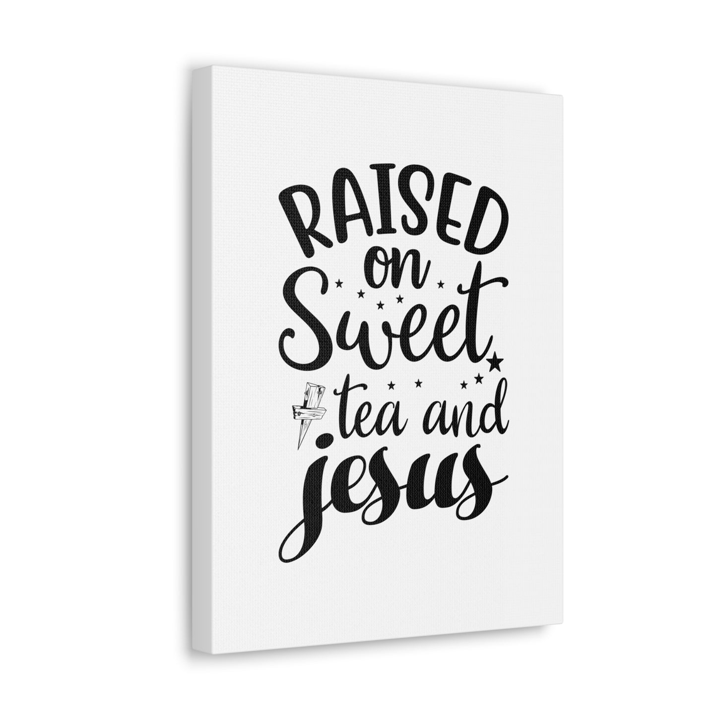 Sweet Tea And Jesus Romans 8:11 Christian Wall Art Bible Verse Print Ready to Hang