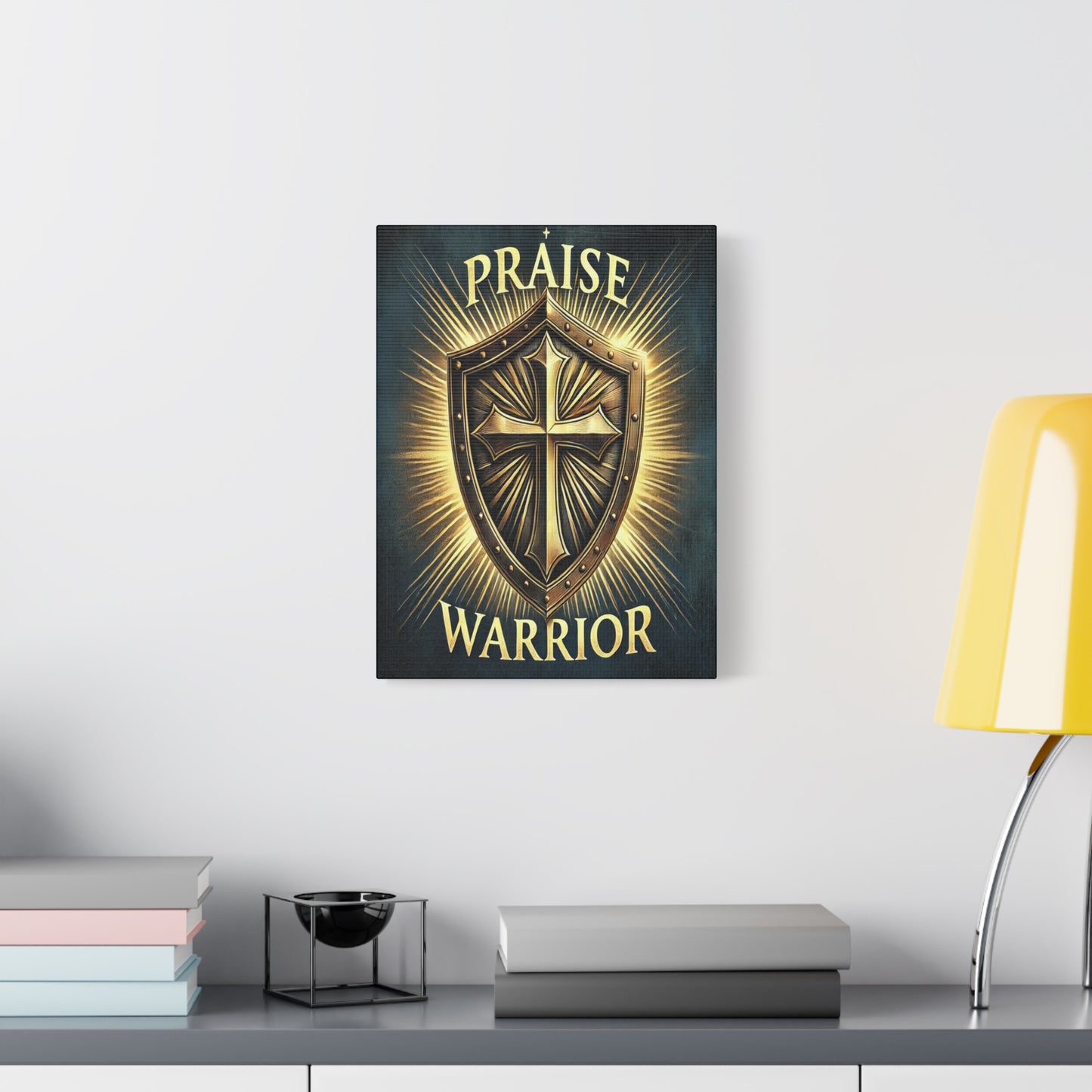 Scripture Walls Praise Warrior Psalm 149 Bible Verse Canvas Christian Wall Art Ready to Hang Unframed