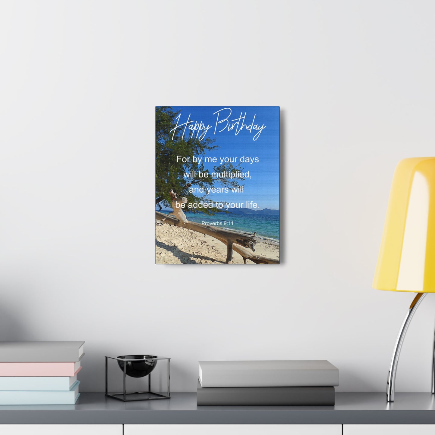 Will Be Multiplied Proverbs 9:11Bible Verse Canvas Christian Wall Art Bible Verse Print Ready To Hang