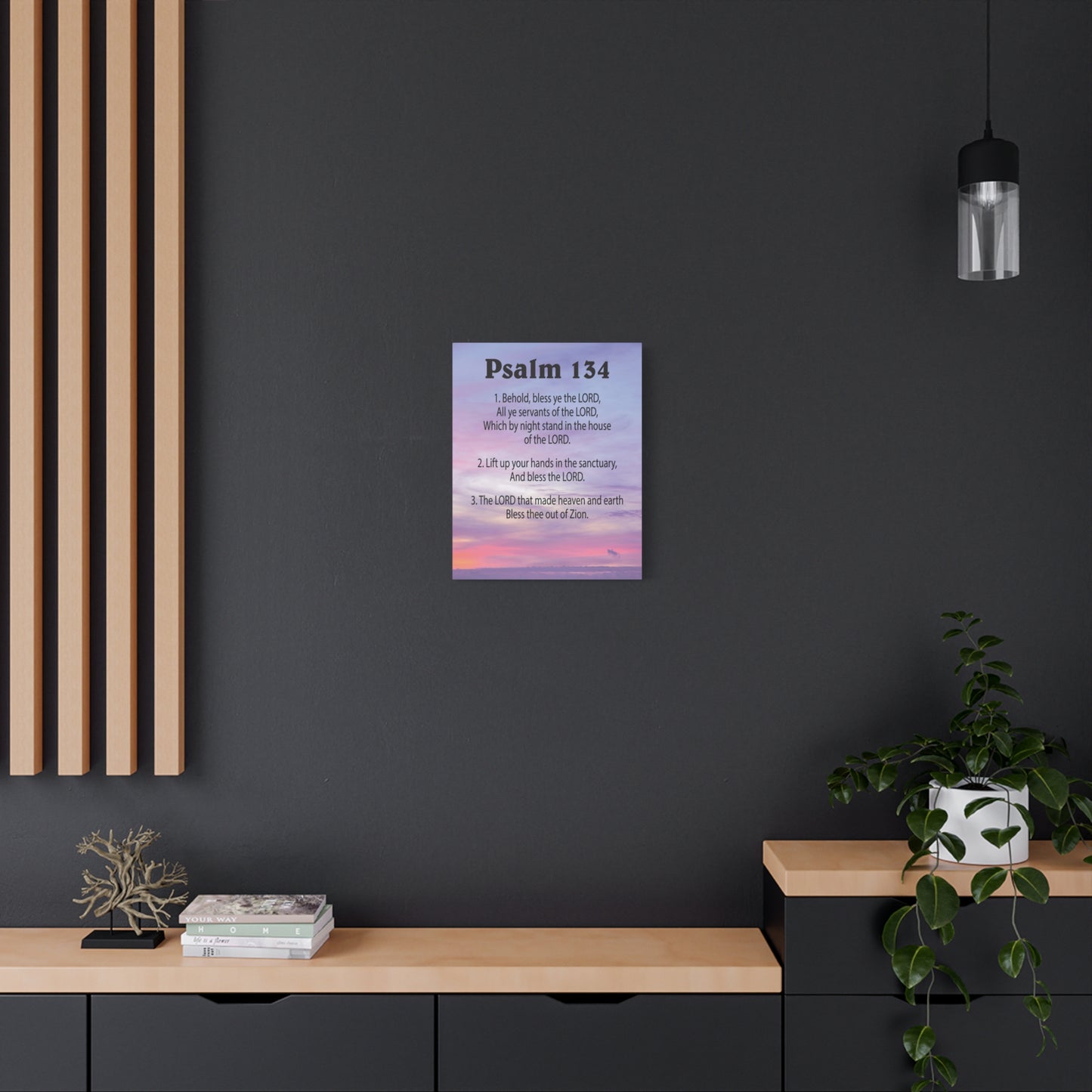 Scripture Walls House of The Lord Psalm 134:3 Bible Verse Canvas Christian Wall Art Ready to Hang