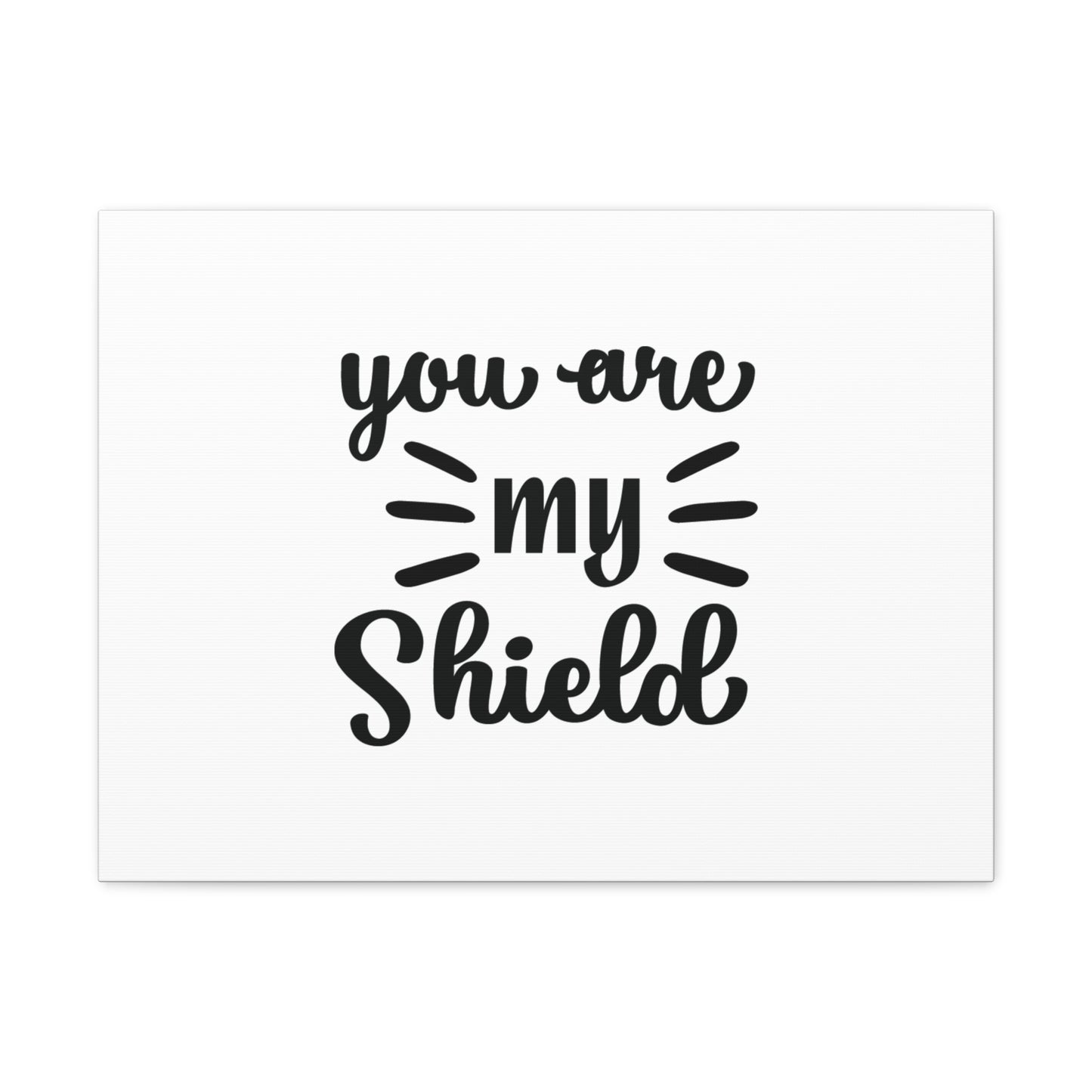 You Are My Shield Psalm 3:3 Christian Wall Art Bible Verse Print Ready to Hang