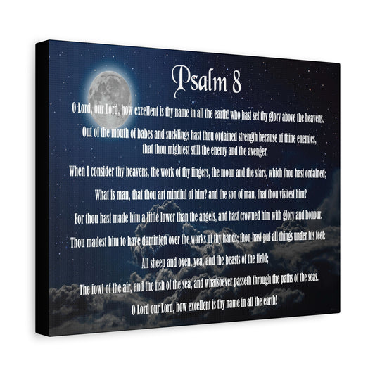 Scripture Walls Surrounded By Your Glory Psalm 8:1 Christian Wall Art Bible Verse Print Ready to Hang