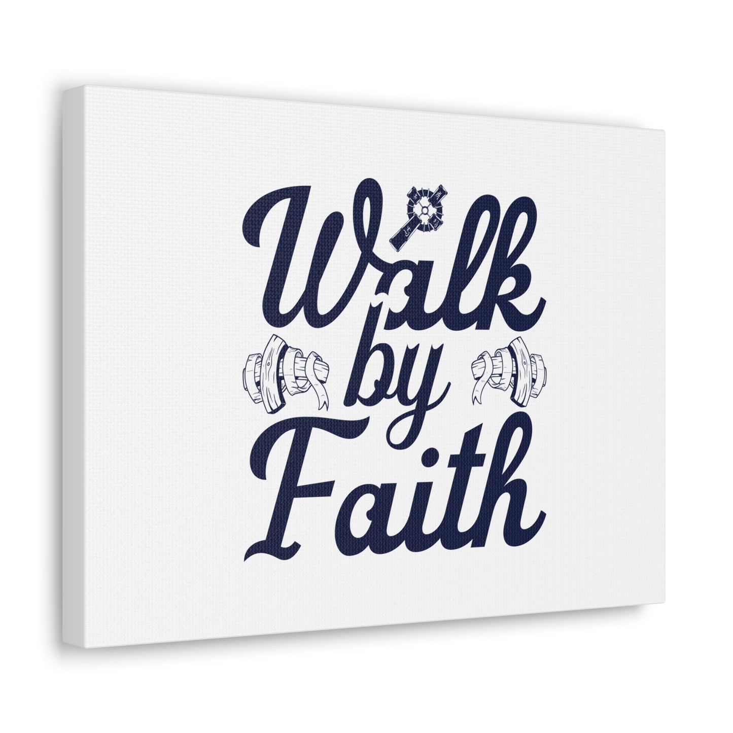 Walk By Faith Ephesians 2:8 Christian Wall Art Bible Verse Print Ready to Hang
