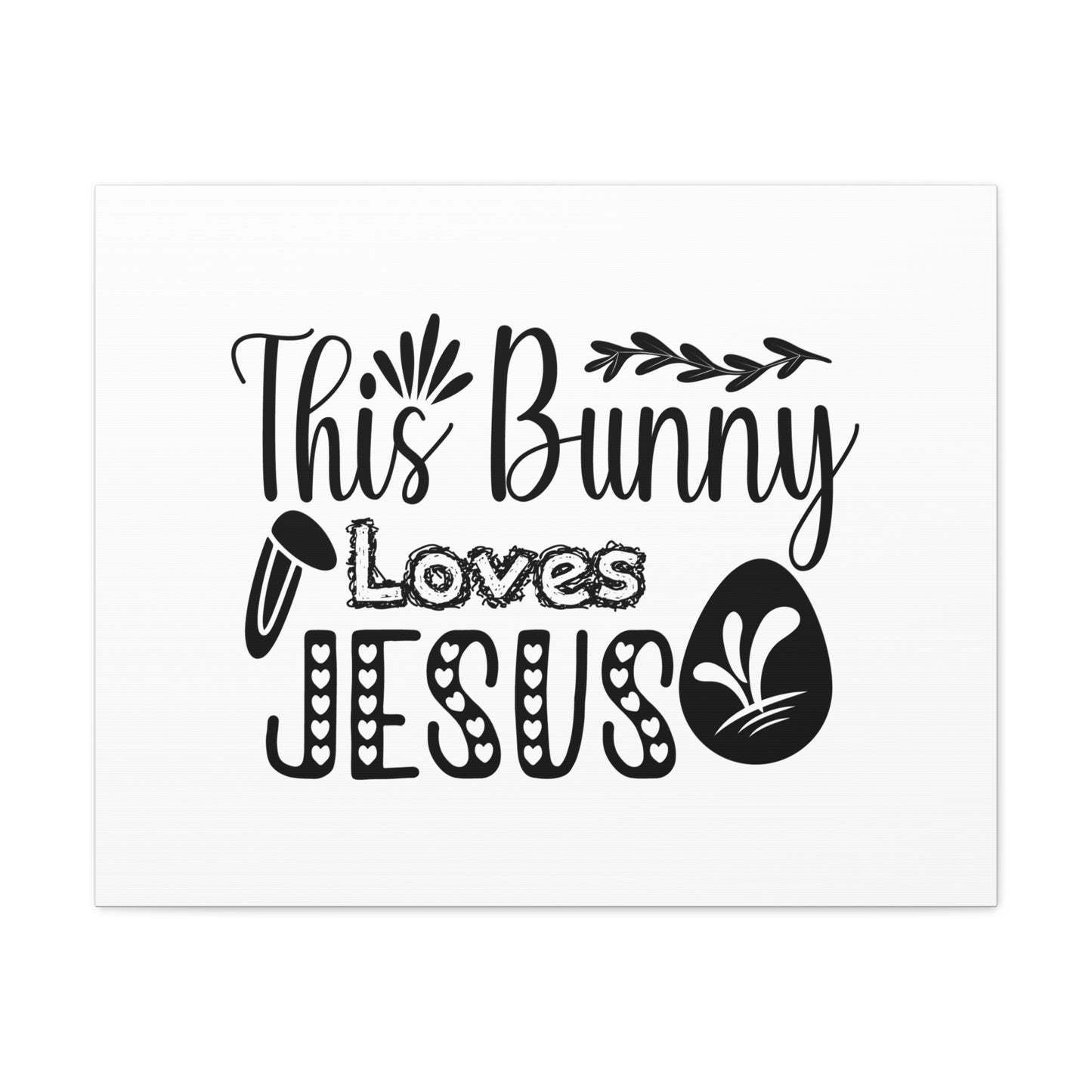 This Bunny Love Jesus John 14:15 Christian Wall Art Bible Verse Print Ready to Hang