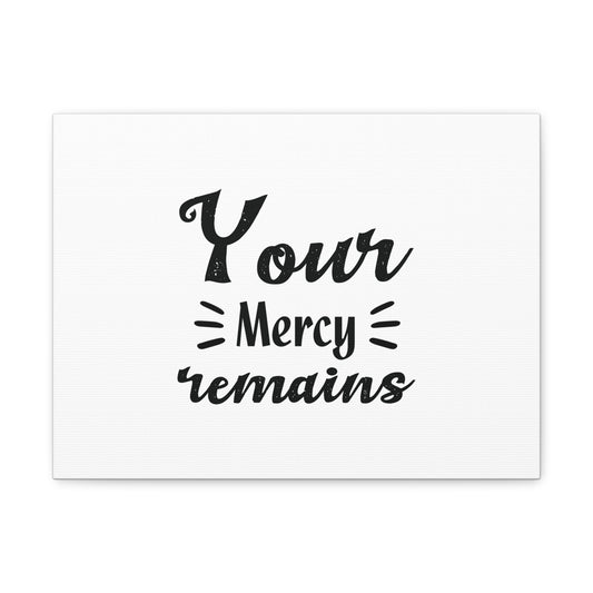 Your Mercy Remains Titus 3:5 Christian Wall Art Bible Verse Print Ready to Hang