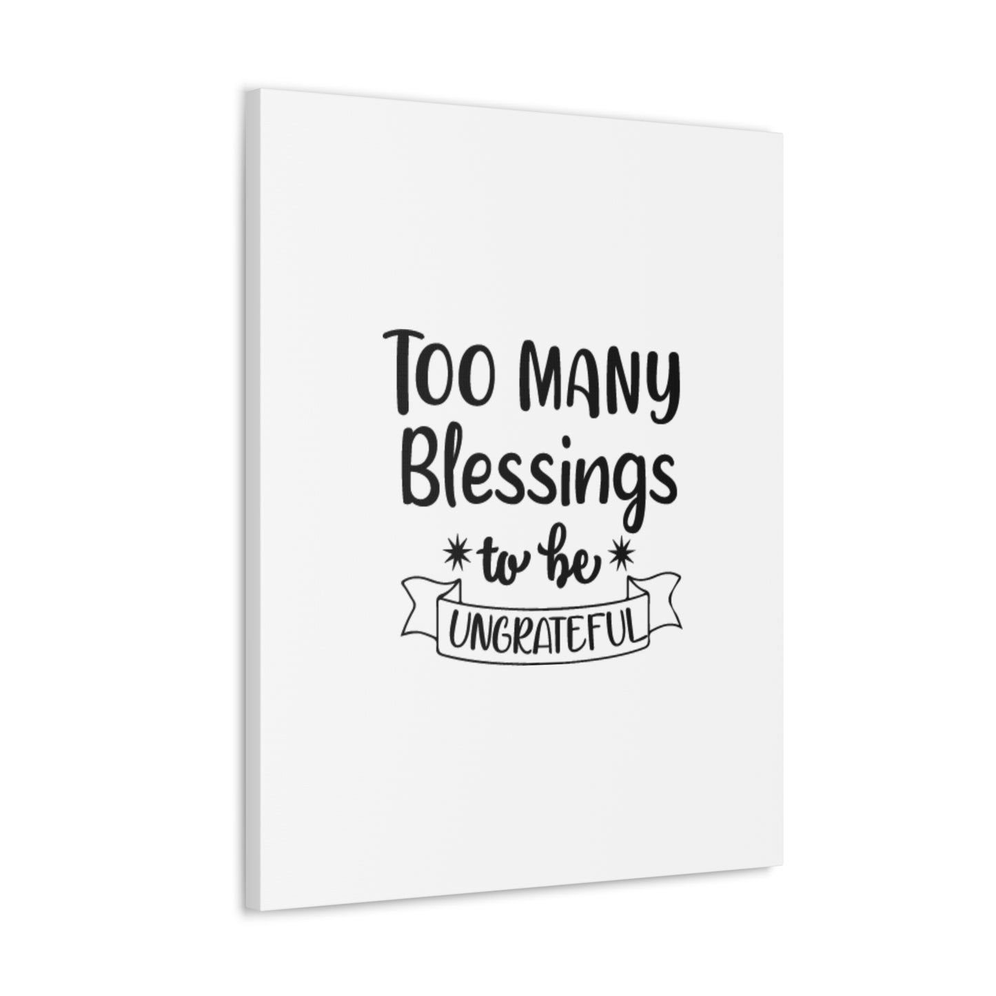 Too Many Blessings James 1:17 Christian Wall Art Bible Verse Print Ready to Hang