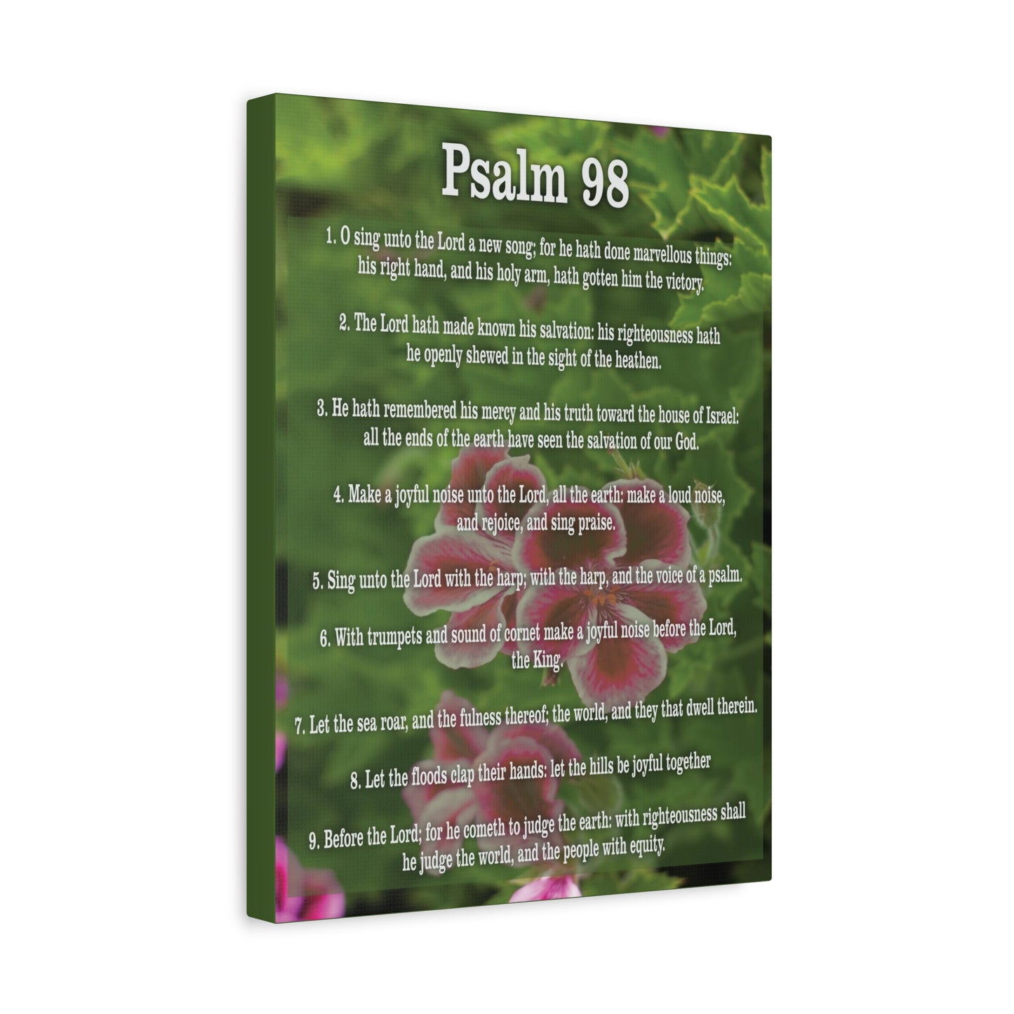 Scripture Walls Joyful Noise Of Salvation Psalm 98:4 Christian Wall Art Print Ready to Hang