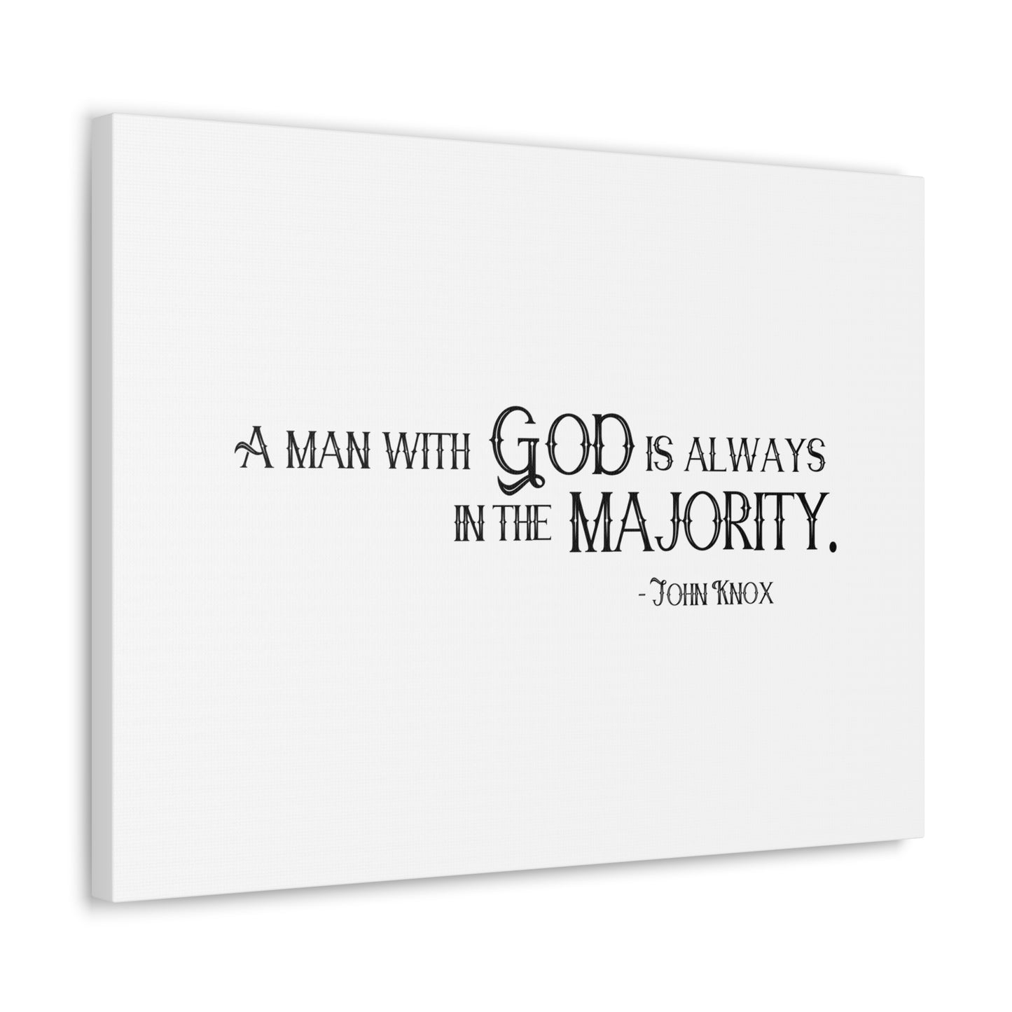 A Man With God 1 Samuel 9:6 Christian Wall Art Bible Verse Print Ready to Hang