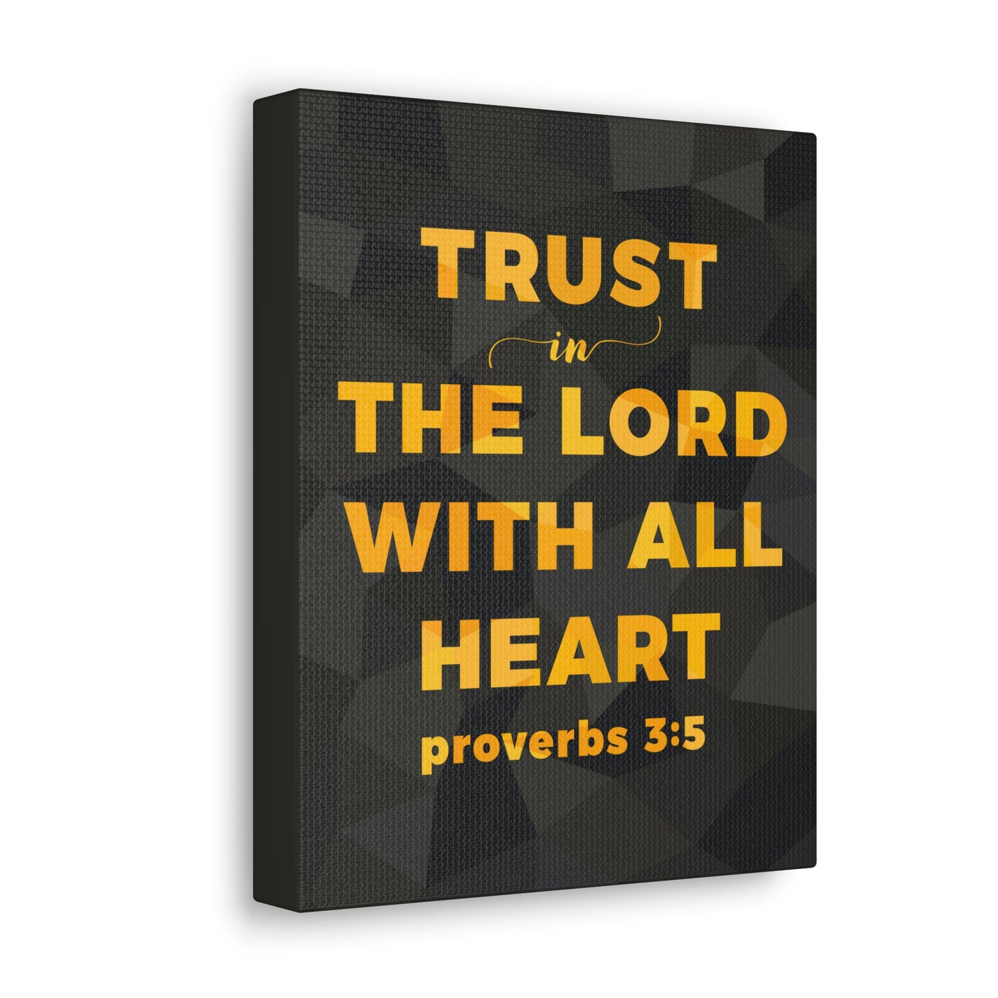 Trust In The Lord Proverbs 3:5 Christian Wall Art Bible Verse Print Ready To Hang
