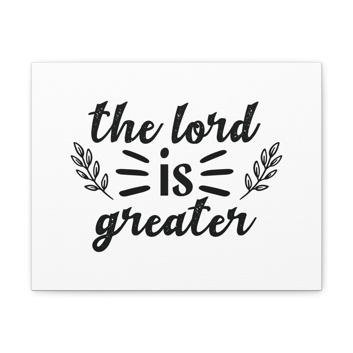 The Lord Is Greater 1 John 1:5 Christian Wall Art Bible Verse Print Ready to Hang