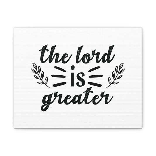The Lord Is Greater 1 John 1:5 Christian Wall Art Bible Verse Print Ready to Hang