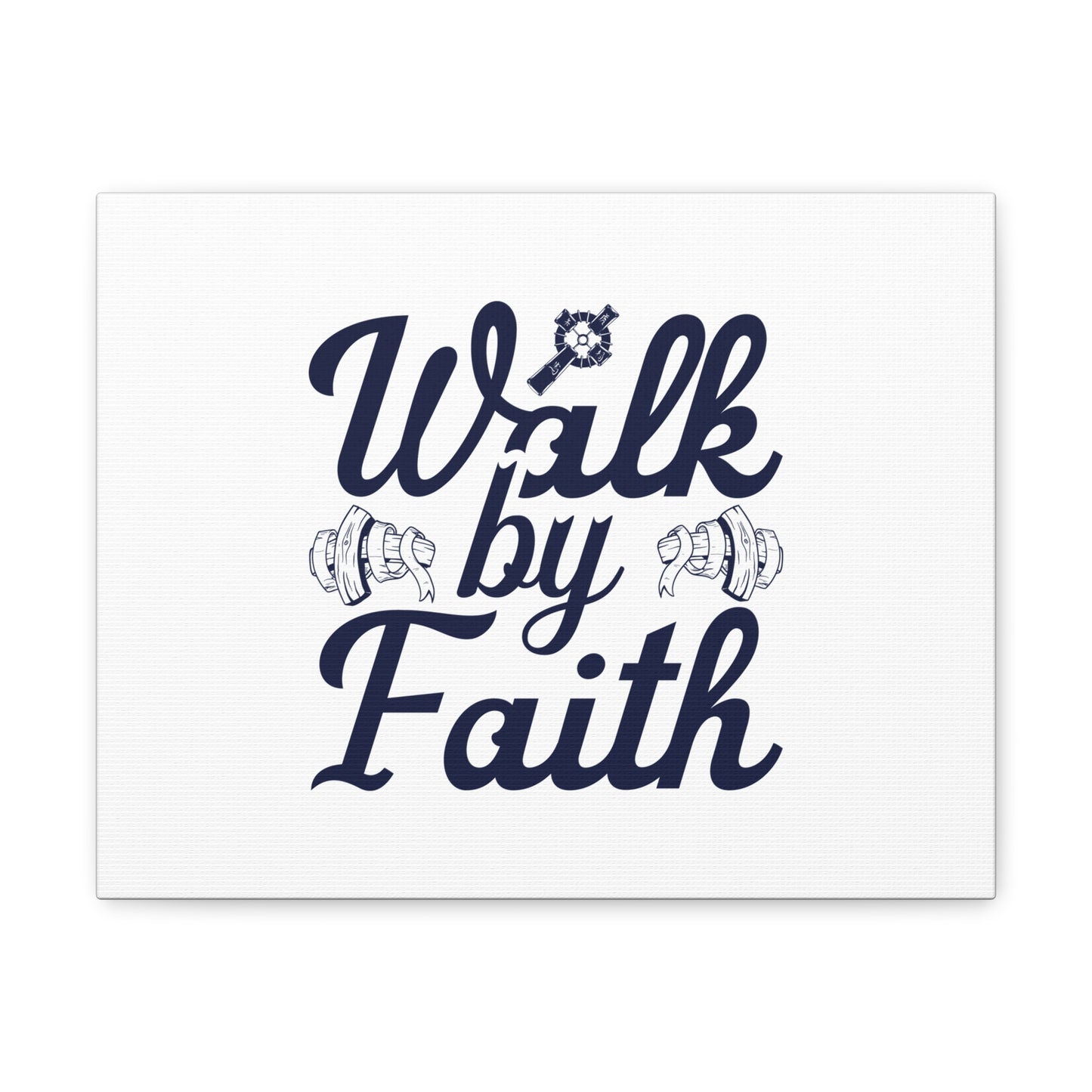 Walk By Faith Ephesians 2:8 Christian Wall Art Bible Verse Print Ready to Hang