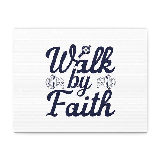 Walk By Faith Ephesians 2:8 Christian Wall Art Bible Verse Print Ready to Hang