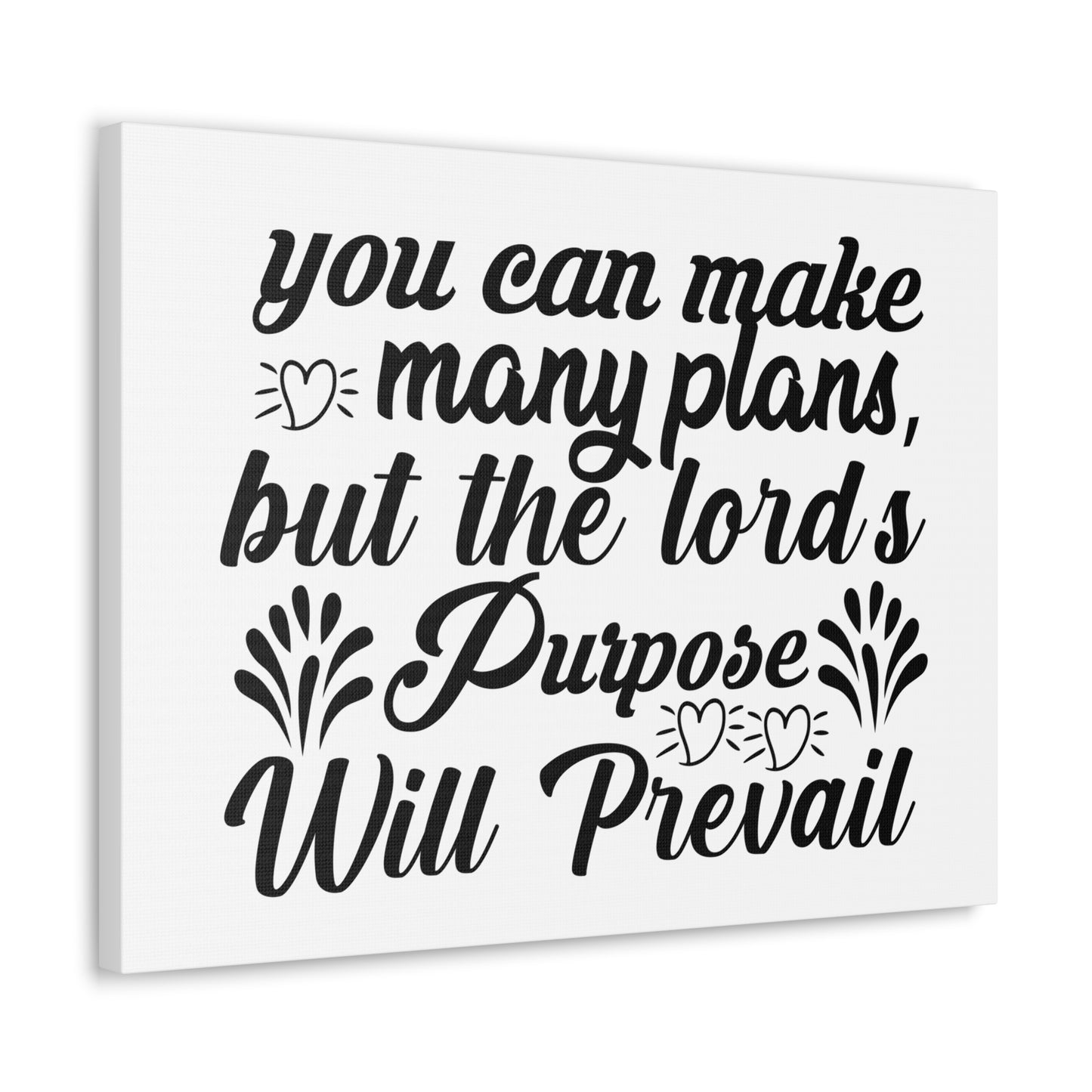The Lord's Purpose Will Prevail Proverbs 19:21 Christian Wall Art Bible Verse Print Ready to Hang