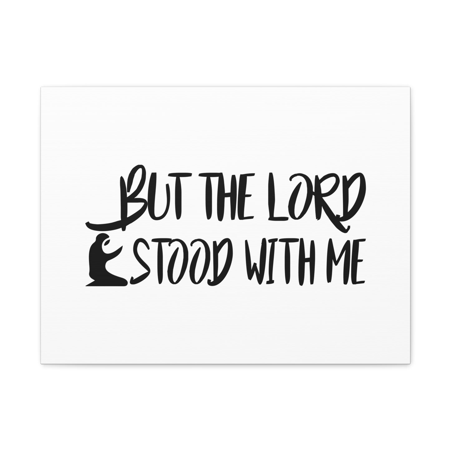 The Lord Stood With Me Isaiah 41:13 Christian Wall Art Bible Verse Print Ready to Hang