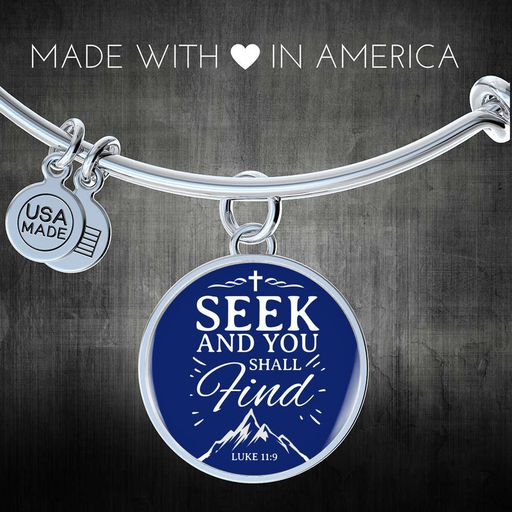 Bible Verse Stainless Steel or 18k Gold Bracelet Bangle - Express Your Love Gifts