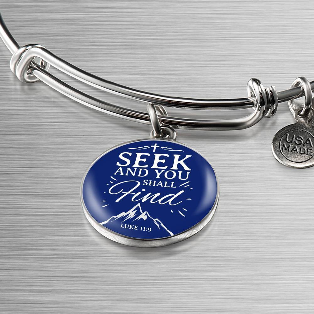 Bible Verse Stainless Steel or 18k Gold Bracelet Bangle - Express Your Love Gifts