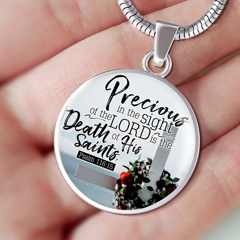 Eyes Of God Christian Faith Gift Circle Necklace Stainless Steel or 18k Gold 18-22"-Express Your Love Gifts