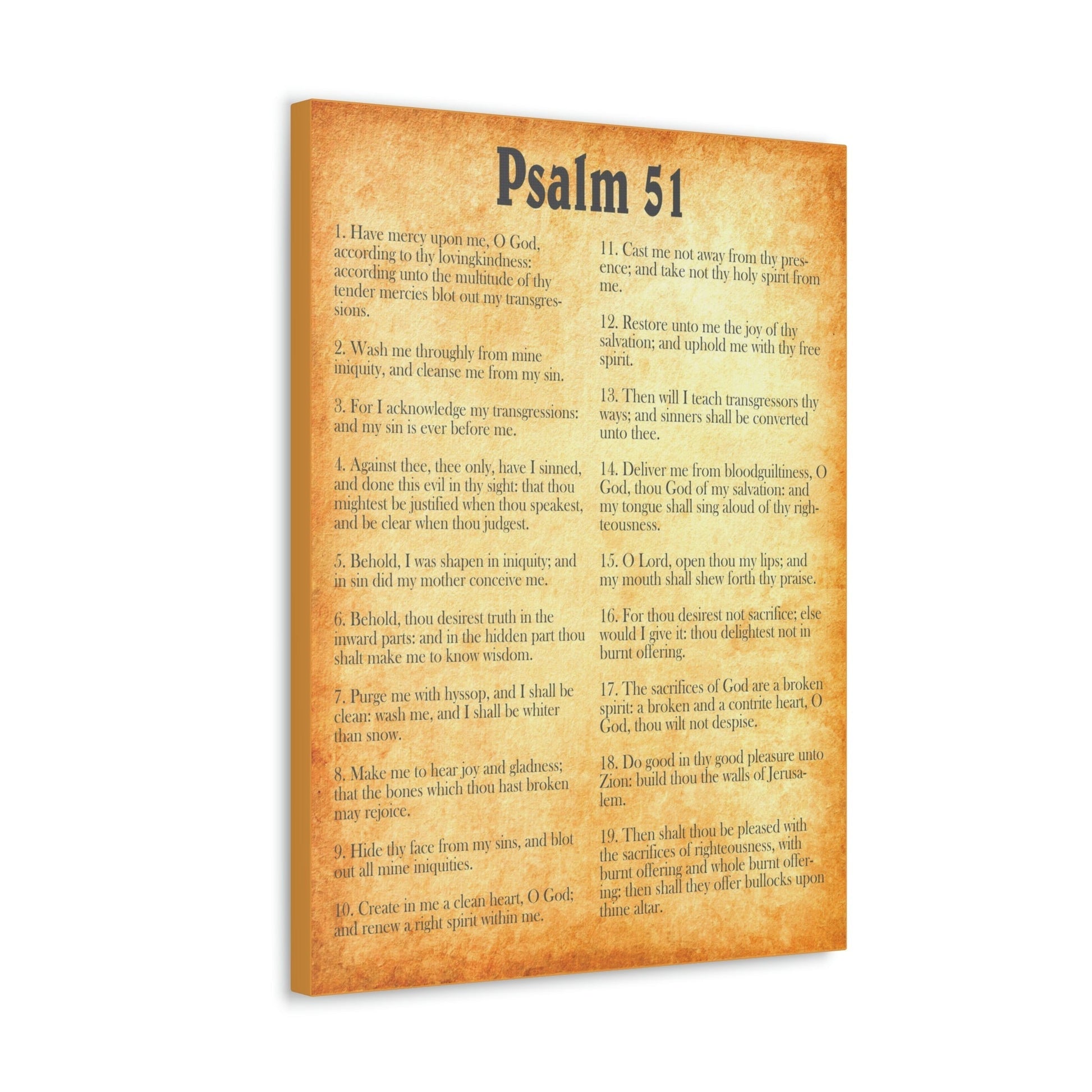 Choose Your Chapter: A Custom-Made Canvas of Your Treasured Scripture-Express Your Love Gifts