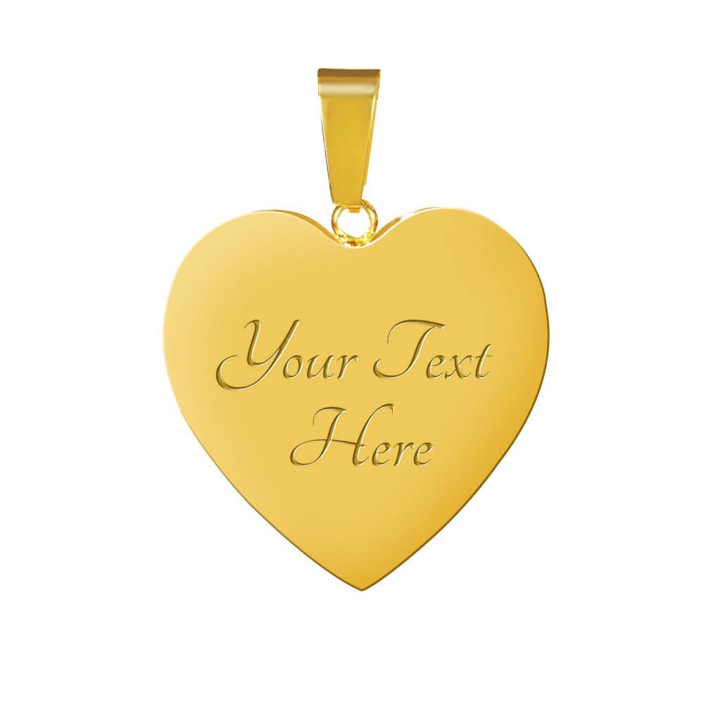 Song of Solomon Heart Bangle Stainless Steel or 18k Gold 18-22"-Express Your Love Gifts